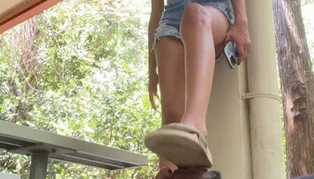 TODAY YOUR PURPOSE IS MY HUMAN DOORMAT FOOTSLAVE PART 2