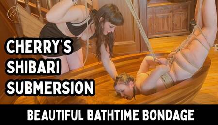 Cherry's Shibari Submersion: Beautiful Bathtime Bondage