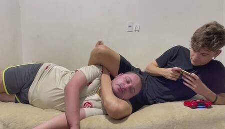 MASTER J CHOKE AND FOOT DOM