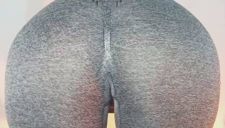 YOGA PANTS - I ended up stripping my fat ass