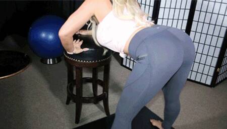 Bunny Slave Gets To Cum On Yoga Pants (WMV HD)