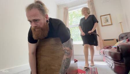 Handyman strapped for being nosy