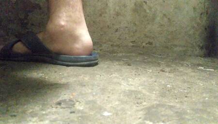 Cold basement, kerosene lamp and I can't stop touching myself