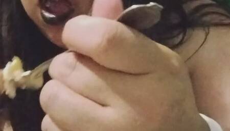 Eating and belly play