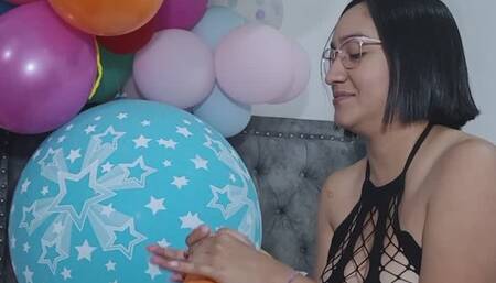 Blow to pop balloons 9 inch