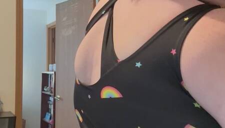 Stuffed & Spilling: SSBBW Bursts Out of Tiny Clothing