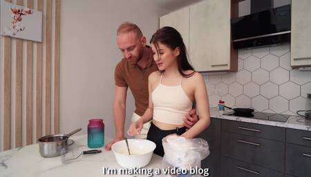 Kitchen Vlog: Hard Anal Joy