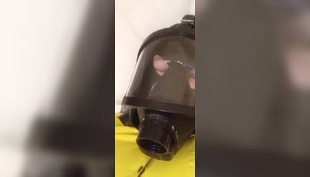 Gasmasked Latex Vis Drone Cumming