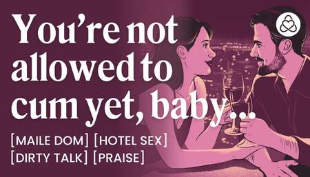 ASMR Audio Porn: Male Dom Edges Her with a Remote Toy in Public and They Have Hotel Sex Afterwards - Erotic Audio for Women