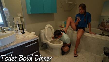 Toilet Bowl Dinner for Slave