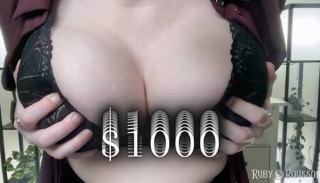 Perfect Cleavage Ripoff $1000