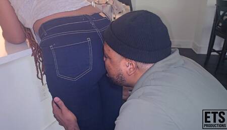 Fart Transaction – Chyna Gassy Kitchen Counter Face Farts POV (Part 1)