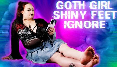 IGNORED: Goth Goddess Shows Off Oiled Feet While You Stare featuring Serena Lust