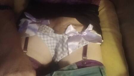 Newest panties. Teddy, nylons garters