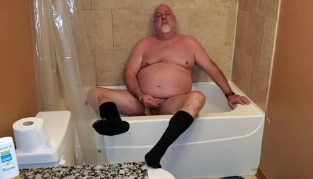 BEAR GETS PISSED ON by black dick!