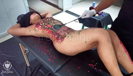 Masturbated Until Shaking in a Wild Wax Play Ritual