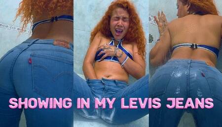 showing in my levis jeans - lissa