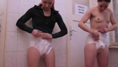 diaper girls in the gym - mp4 1080p