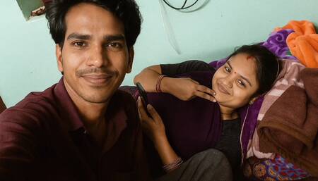 Indian Desi Naughty Super Bhabhi looking cool on the bed By -Snapchat143