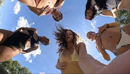 Our Tiny Toy with Giantess Nathalia, Mya, Aria, Nene and Ditria