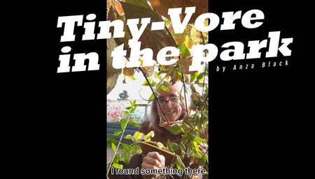 Tiny Eating in the park