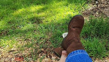 Hot feet in these boots