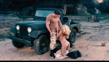 Fucked Outdoors This Slutty Blonde Is Pounded Real Hard by Her Lucky Lover