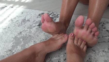 playing footsie with your friend TW