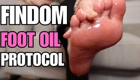 Findom Foot Oil Protocol