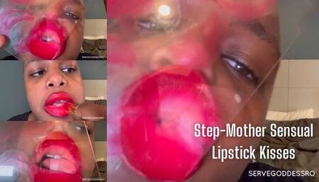 Step-Mother Sensual Tease Lipstick Kisses - Royal Ro ebony lips roleplay hd mp4 1080p