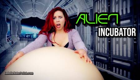 Alien Incubator - Ludella Repeatedly Impregnated in Sci Fi Breeding Thriller with Rapid Growth on top of Rapid Growth as Her Body is Used Again and Again, Hyper Pregnant Belly Inflation, and a Sploshy POP Climax - WMV 720p version
