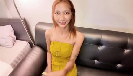 LINLY - 18-Years-Old and 83lbs Petite Asian Pussy Pumped and Face Blasted