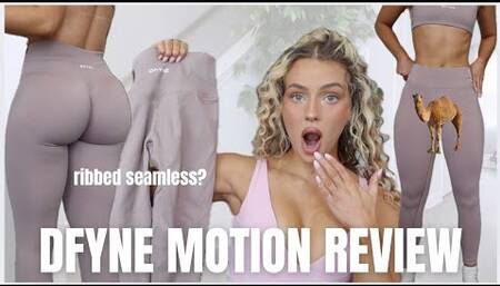 DFYNE MOTION REVIEW| New Ribbed seamless activewear try on haul, is it worth it?