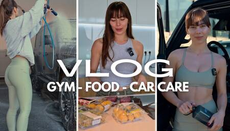 Glute Day at the Gym | Workout, Meals & Life on the Go