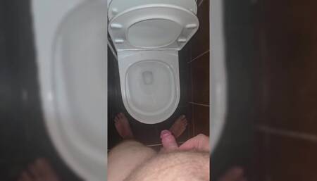 Jimbob Pissing in Toilet