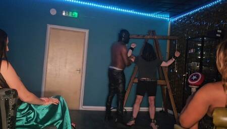 Cuck criminal sold at auction by QOSLUCYBNWO & Mistress Ava Black