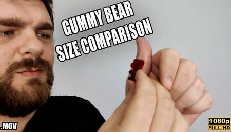 KingMarti: Gummy Bear Size Comparison - Full HD 1080p - MOV