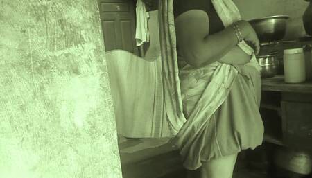 Indian housewife cooking romance porn video