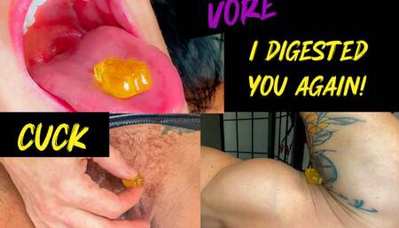 Cuck Punishment Digestion Part 2:From My Labia To My Lips