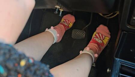 Cranking and Driving in Cute Socks