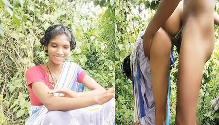 A Girl Was Alone in Her Plantation When Stranger Was Looked Her Then Went Near Her and Asked Her Pussy Due to Fucking