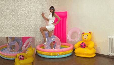 Sensual, but merciless, crush of your inflatables