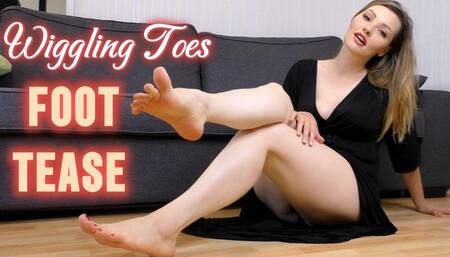 Wiggling Toes Foot Tease