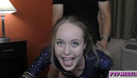 18yo Teen Cheerleader Quinn Creampie 4K