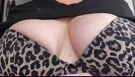 Stepsis GROWS from Magic Meal and Gets Horny from new huge Tits WMV 1080 Breast Expansion and T Shirt Destruction