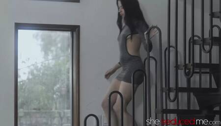 Alex Coal Scissors Petite Leah Gotti on Valentines Day