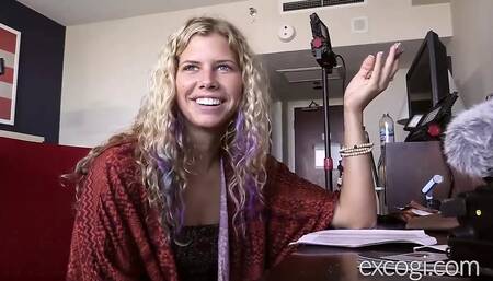 College Hippie Fucked & Covered in Cum