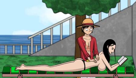 One Slice of Lust - One Piece Sex - Part 2 Nico Robin Get Her Ass Played by Loveskysanx