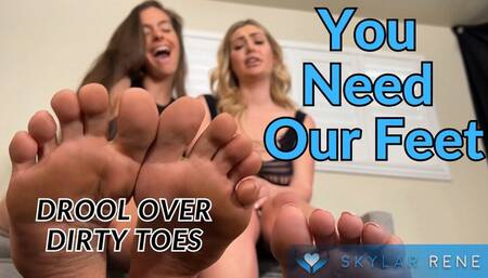 You Are So Pathetic For Our Feet!
