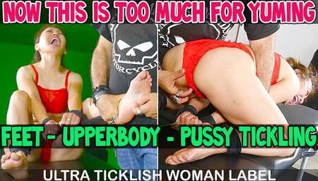 NOW THIS IS TOO MUCH FOR YUMING : FEET - UPPERBODY - PUSSY TICKLING - HD WMV